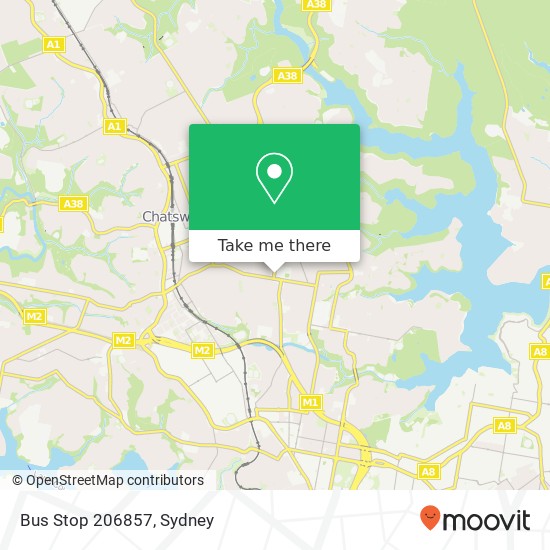 Bus Stop 206857 map