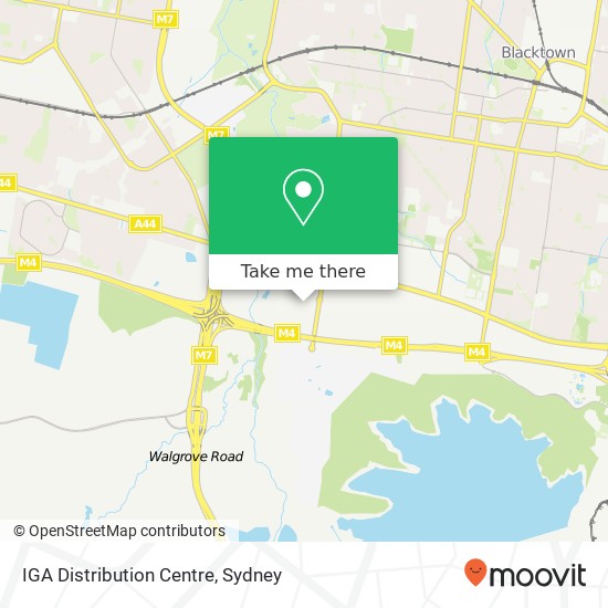 IGA Distribution Centre map