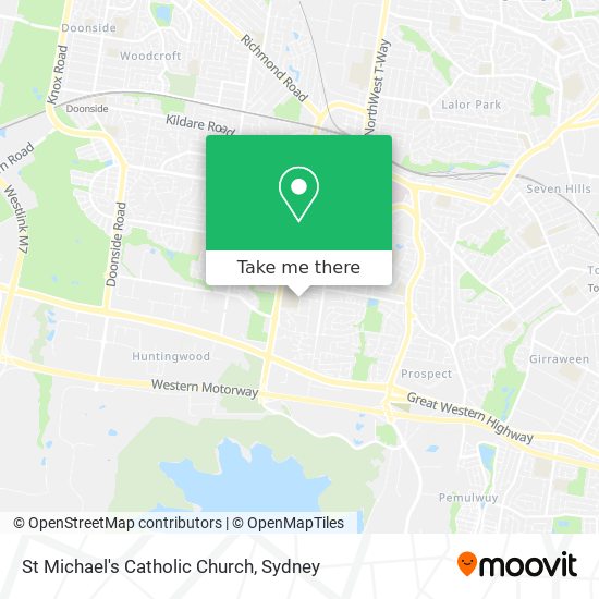 St Michael's Catholic Church map