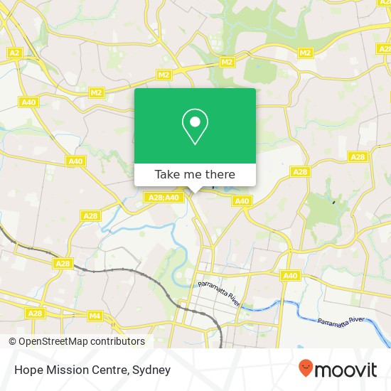 Hope Mission Centre map