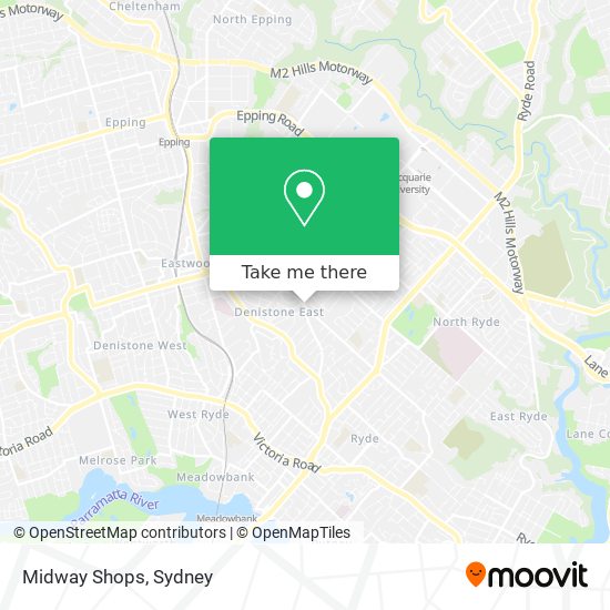 Midway Shops map