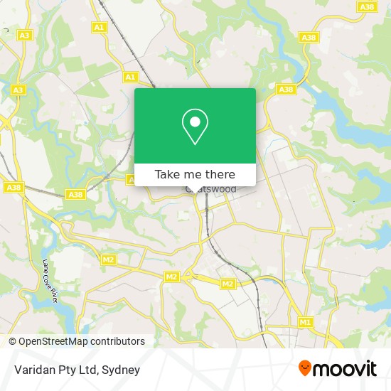 Varidan Pty Ltd map