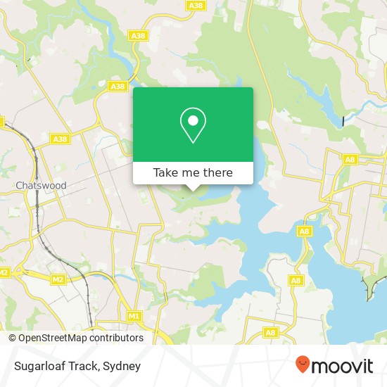 Mapa Sugarloaf Track