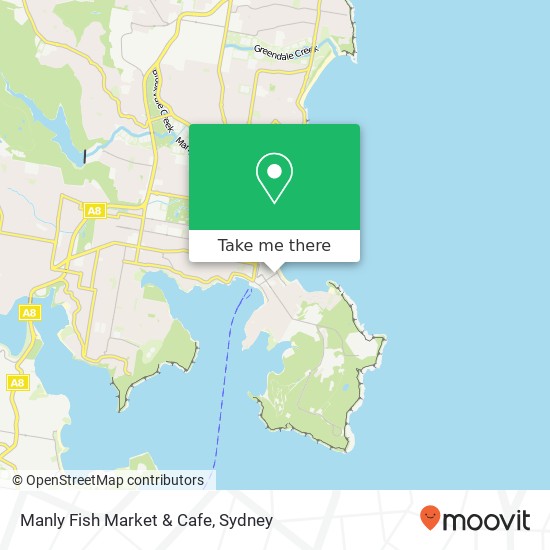 Manly Fish Market & Cafe map