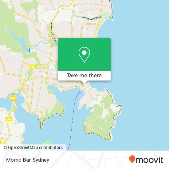 Mapa Momo Bar