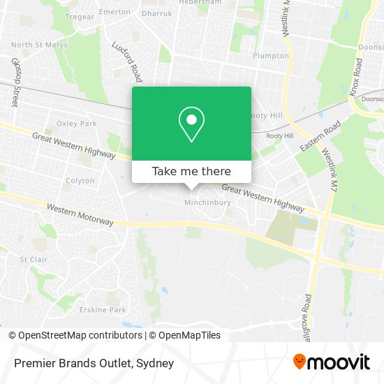 Premier Brands Outlet map