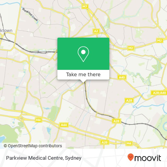 Parkview Medical Centre map