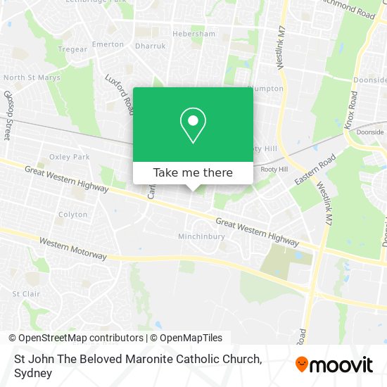 St John The Beloved Maronite Catholic Church map