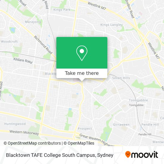 Blacktown TAFE College South Campus map