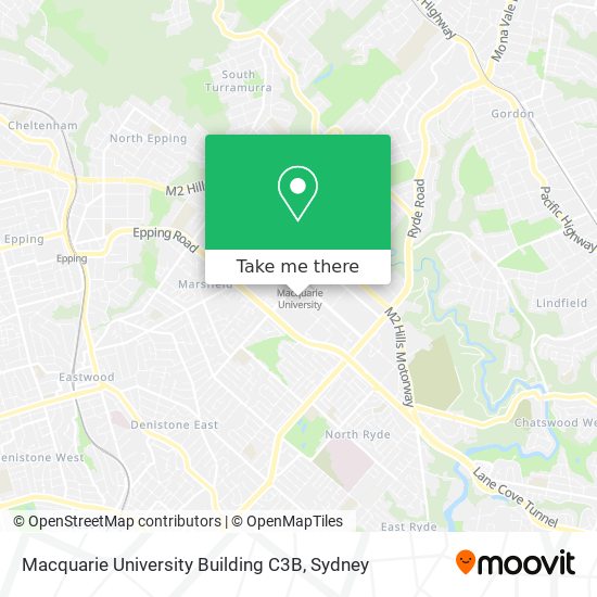Macquarie University Building C3B map
