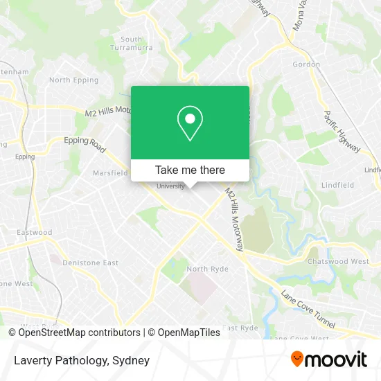 Laverty Pathology map
