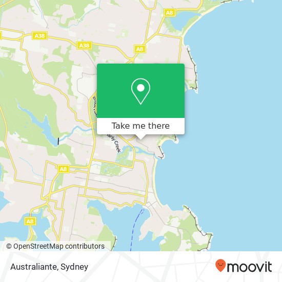 Mapa Australiante