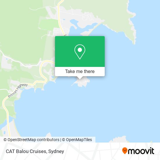 CAT Balou Cruises map