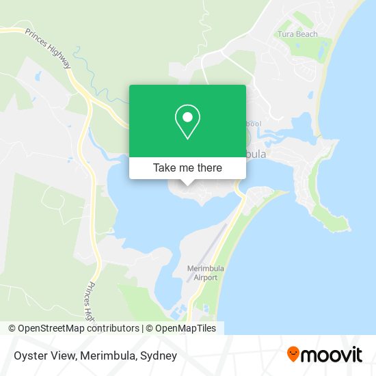 Oyster View, Merimbula map