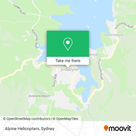 Alpine Helicopters map
