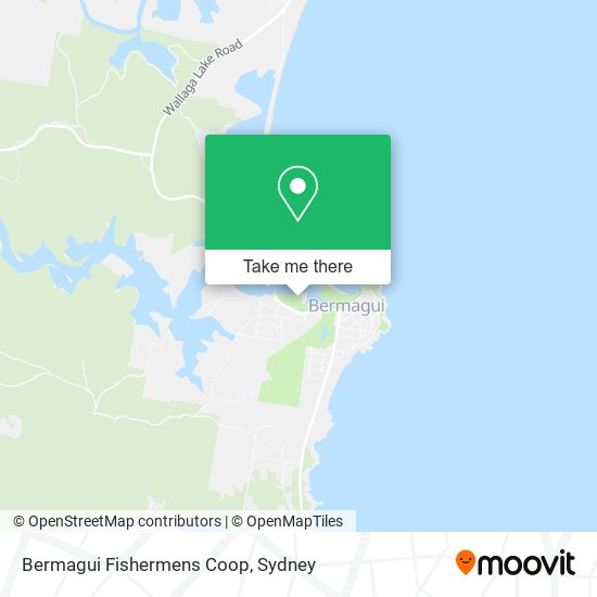 Mapa Bermagui Fishermens Coop