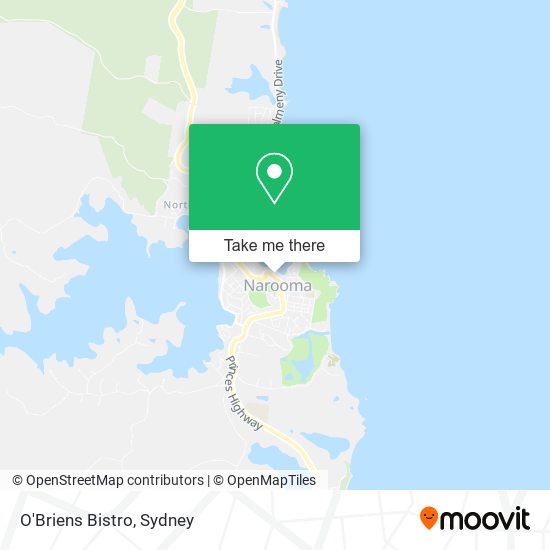 O'Briens Bistro map