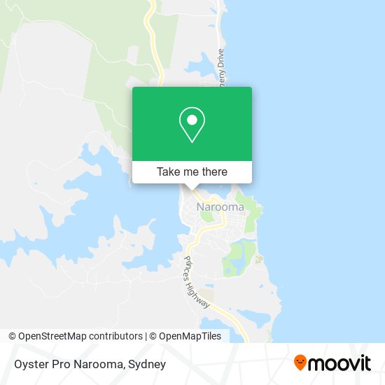 Oyster Pro Narooma map
