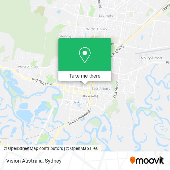 Vision Australia map