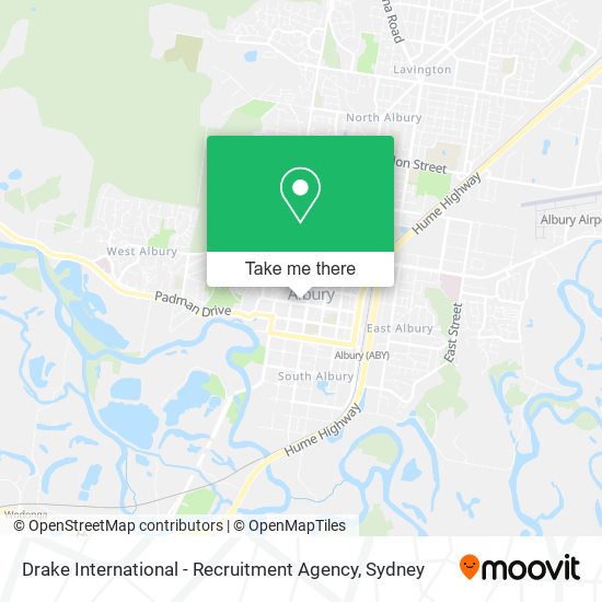 Drake International - Recruitment Agency map