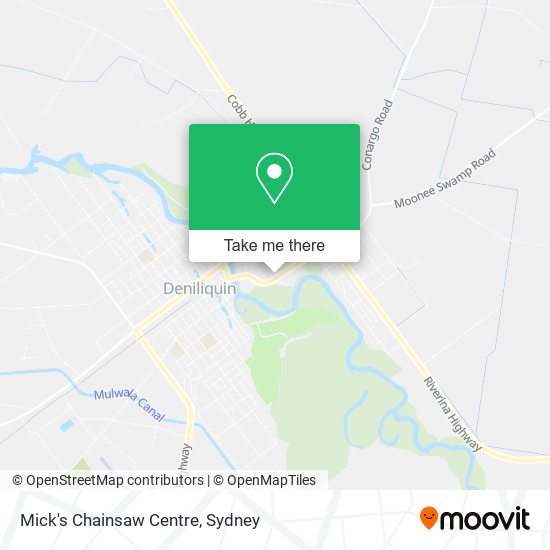 Mick's Chainsaw Centre map