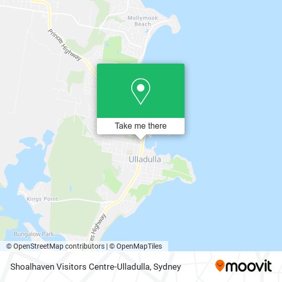 Shoalhaven Visitors Centre-Ulladulla map