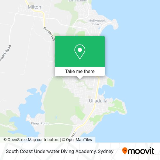 South Coast Underwater Diving Academy map
