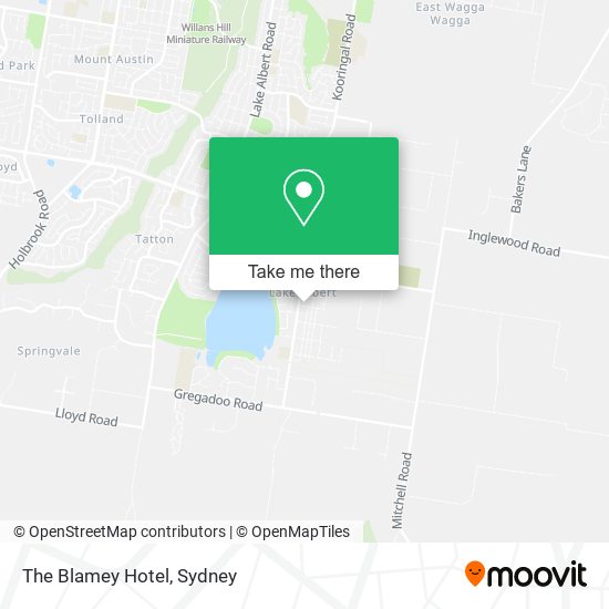 The Blamey Hotel map