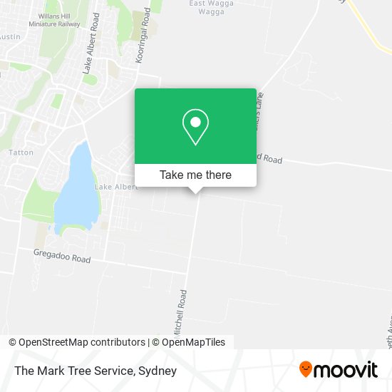 Mapa The Mark Tree Service