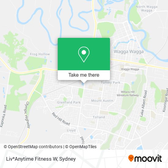 Liv*Anytime Fitness W map