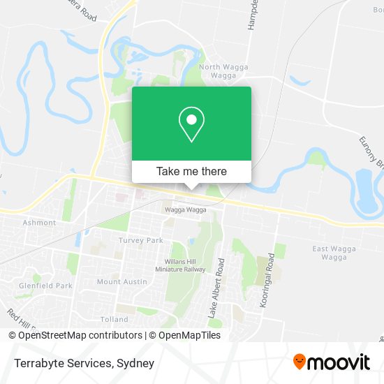 Terrabyte Services map