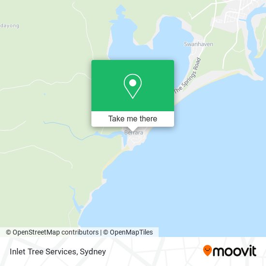 Mapa Inlet Tree Services