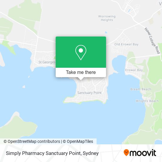 Simply Pharmacy Sanctuary Point map