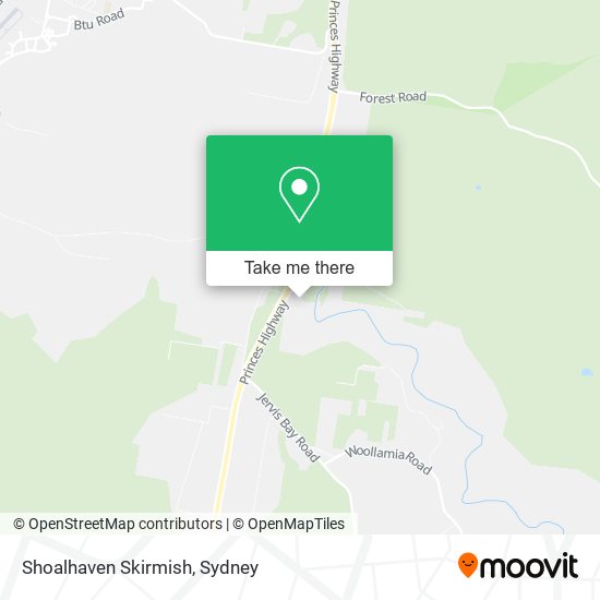 Shoalhaven Skirmish map