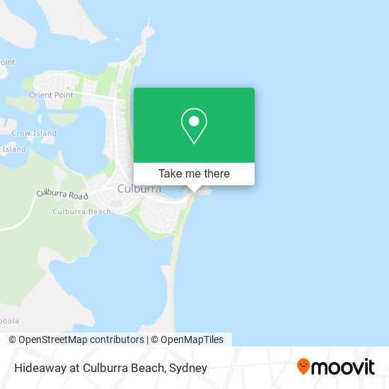 Hideaway at Culburra Beach map