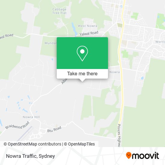 Mapa Nowra Traffic