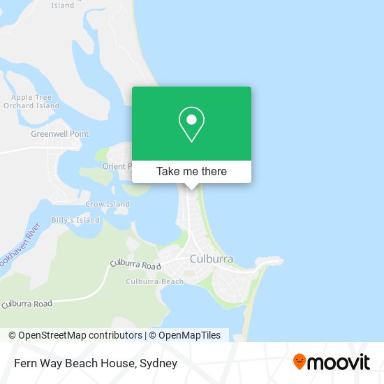 Mapa Fern Way Beach House