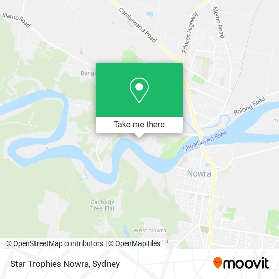 Star Trophies Nowra map