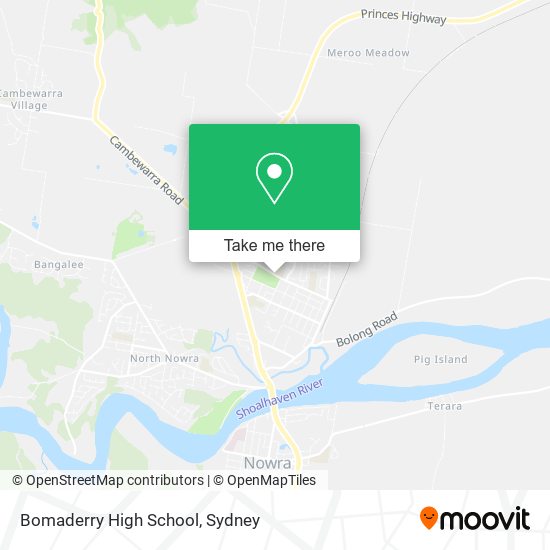 Mapa Bomaderry High School