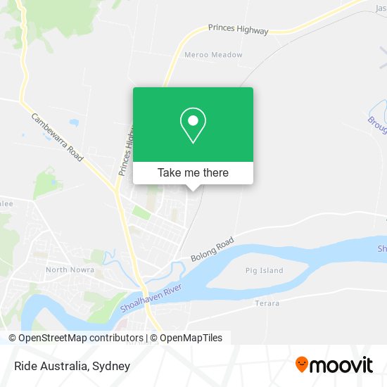 Ride Australia map