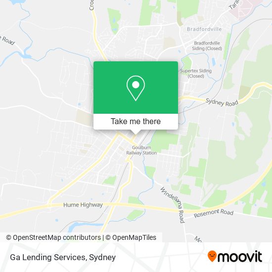 Ga Lending Services map