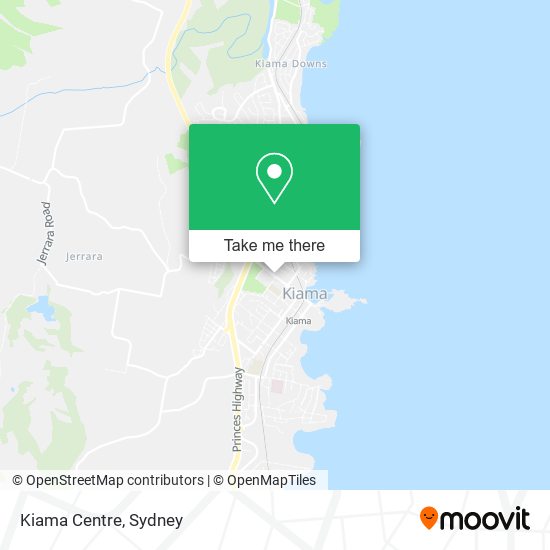 Kiama Centre map