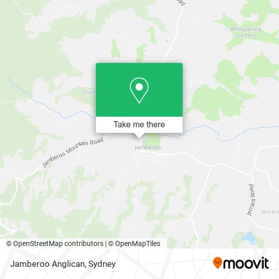 Jamberoo Anglican map