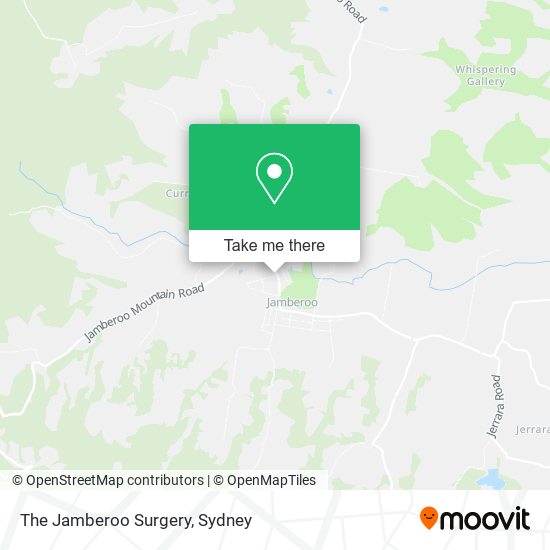 The Jamberoo Surgery map