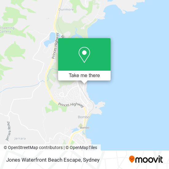 Mapa Jones Waterfront Beach Escape