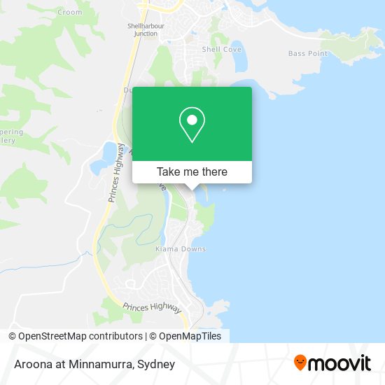Aroona at Minnamurra map