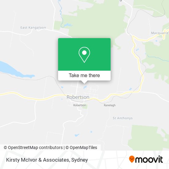 Mapa Kirsty McIvor & Associates