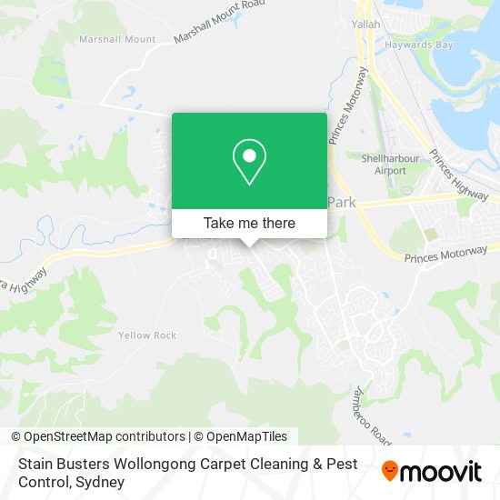 Stain Busters Wollongong Carpet Cleaning & Pest Control map