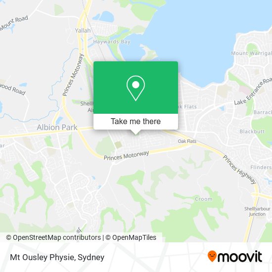 Mt Ousley Physie map