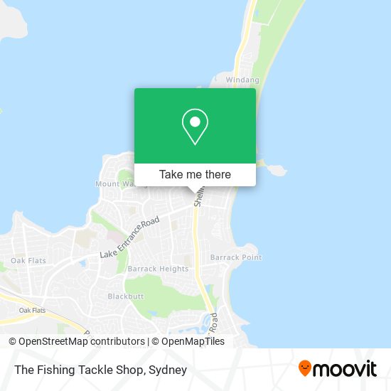 The Fishing Tackle Shop map